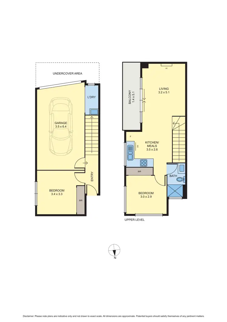 Floorplan of Homely townhouse listing, 7/40 Hudson Street, Coburg VIC 3058