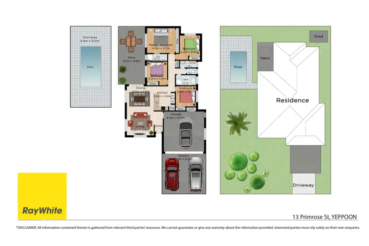 Floorplan of Homely house listing, 13 Primrose Street, Yeppoon QLD 4703