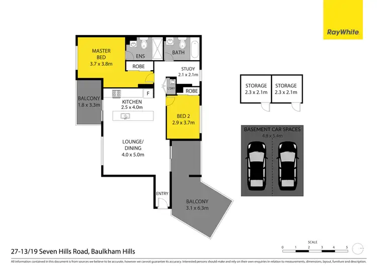 Floorplan of Homely unit listing, 27/13-19 Seven Hills Road, Baulkham Hills NSW 2153