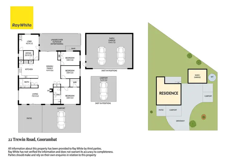 Floorplan of Homely house listing, 22 Trewin Road, Goorambat VIC 3725