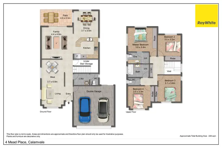 Floorplan of Homely townhouse listing, 4 Mead Place, Calamvale QLD 4116