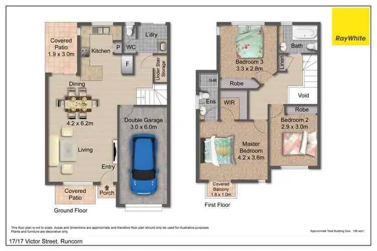 Floorplan of Homely townhouse listing, 17/17 Victor Street, Runcorn QLD 4113
