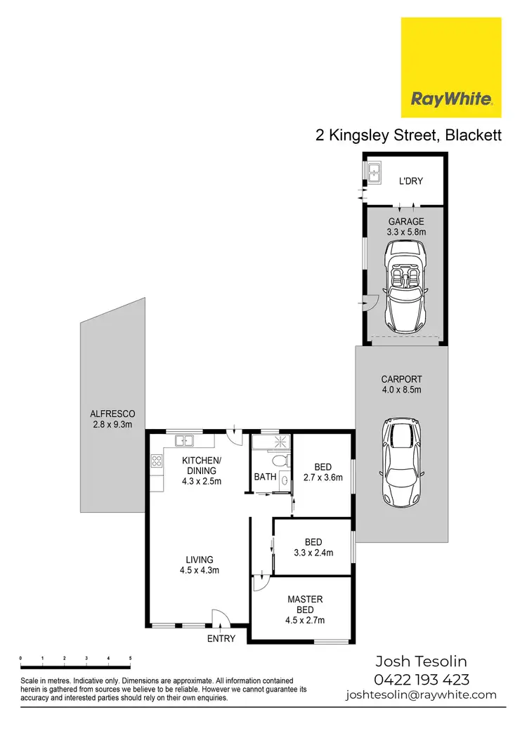 Floorplan of Homely house listing, 2 Kingsley Street, Blackett NSW 2770