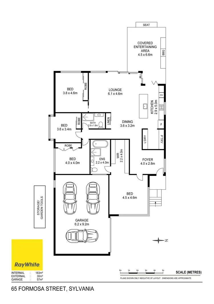 Floorplan of Homely house listing, 65 Formosa Street, Sylvania NSW 2224