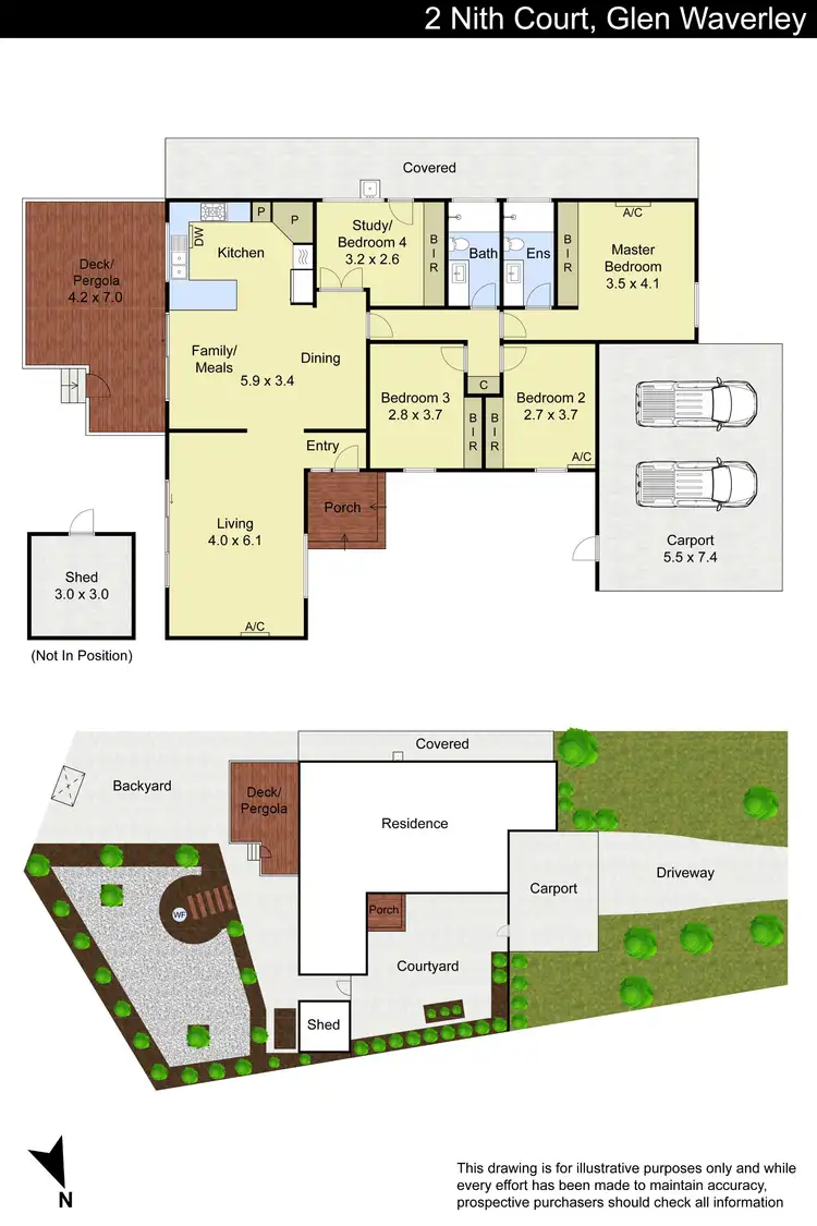 Floorplan of Homely house listing, 2 Nith Court, Glen Waverley VIC 3150