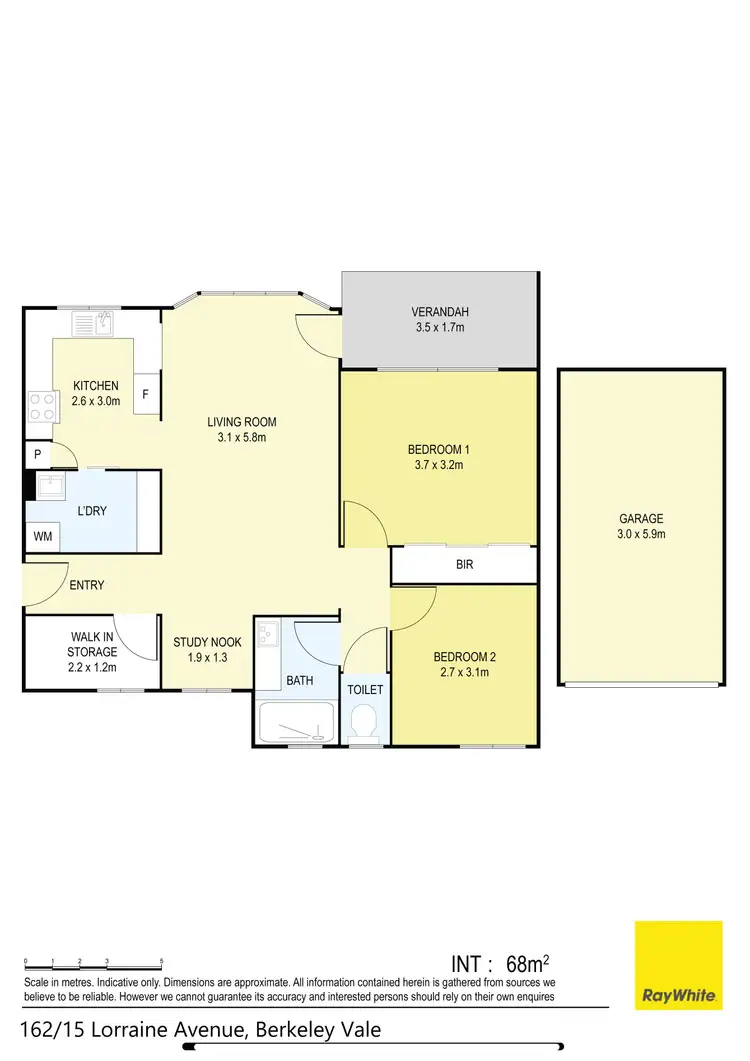 Floorplan of Homely house listing, 162/15 Lorraine Avenue, Berkeley Vale NSW 2261