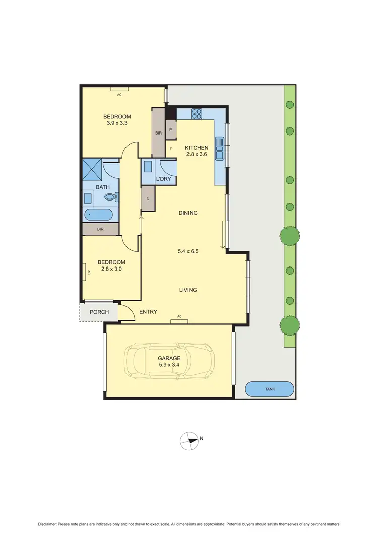 Floorplan of Homely villa listing, 3/66 Melbourne Avenue, Glenroy VIC 3046