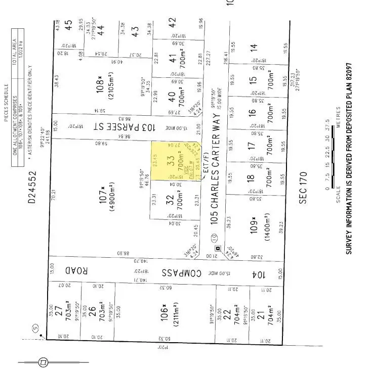 Floorplan of Homely land listing, 12 Charles Carter Way, Edithburgh SA 5583