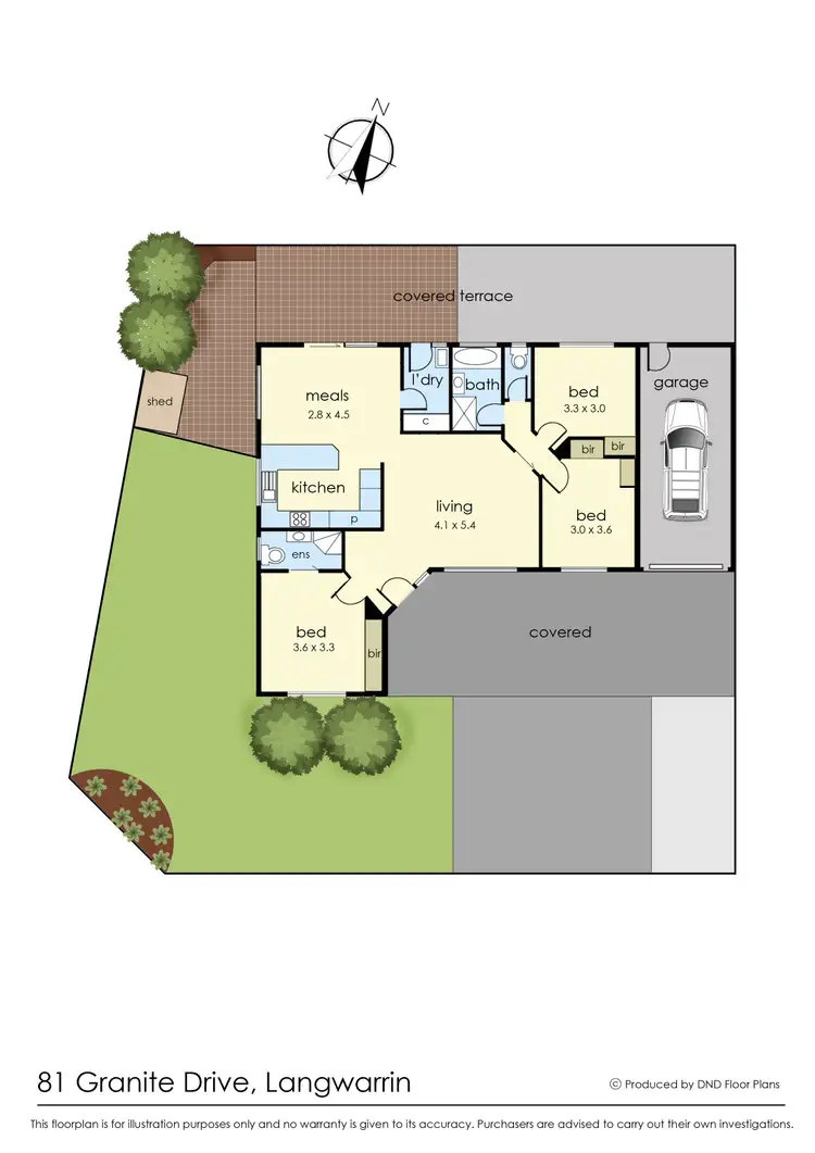 Floorplan of Homely house listing, 81 Granite Drive, Langwarrin VIC 3910
