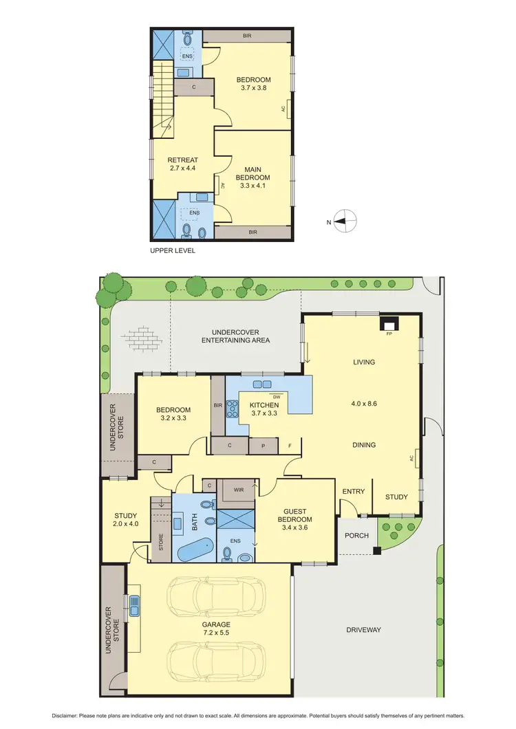 Floorplan of Homely townhouse listing, 3/46 View Street, Pascoe Vale VIC 3044