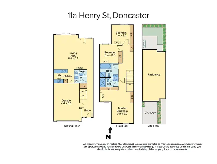Floorplan of Homely townhouse listing, 11A Henry Street, Doncaster VIC 3108
