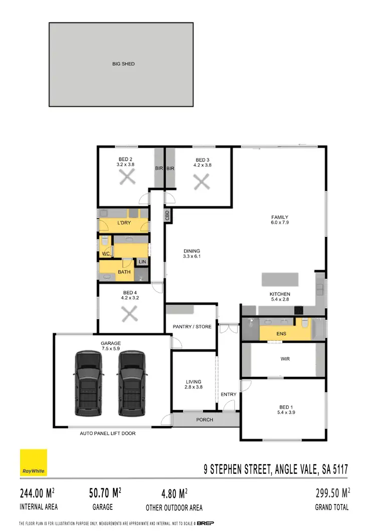 Floorplan of Homely house listing, 9 Stephen Street, Angle Vale SA 5117