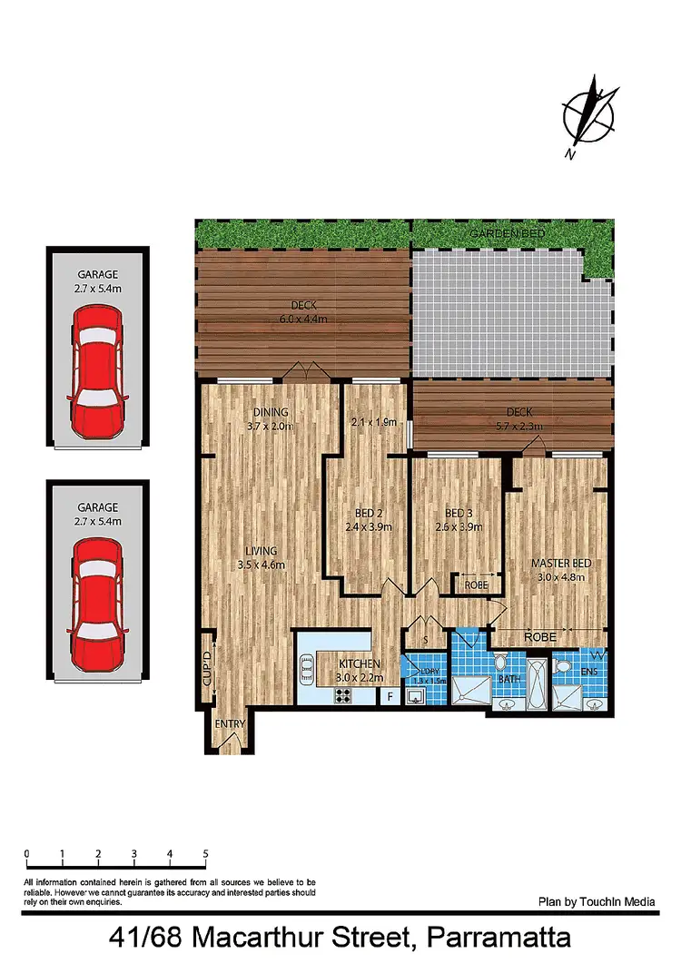 Floorplan of Homely unit listing, 41/68 Macarthur Street, Parramatta NSW 2150