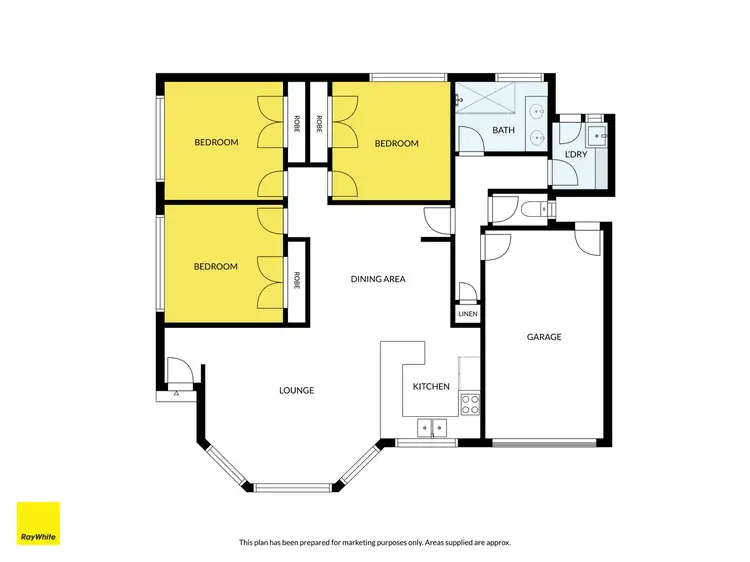Floorplan of Homely unit listing, 1/11 Kontek Way, Sydenham VIC 3037