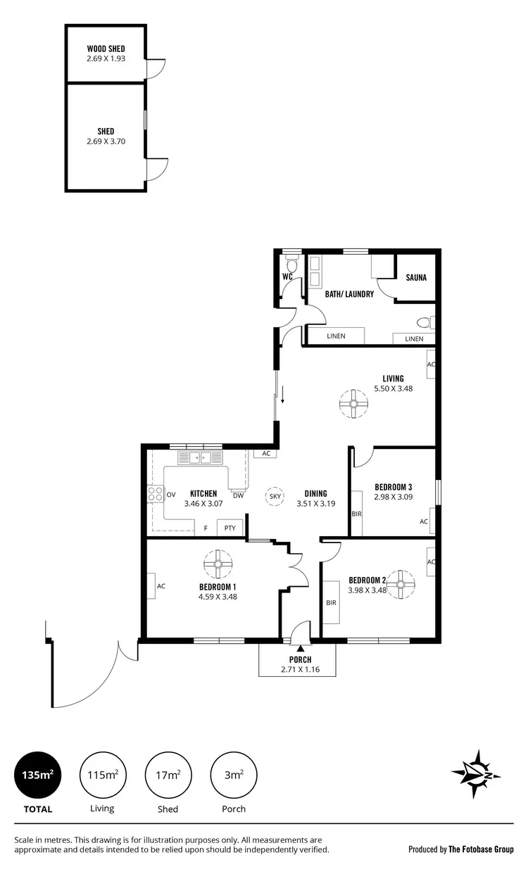 Floorplan of Homely house listing, 10 Pennayoona Street, Hallett Cove SA 5158