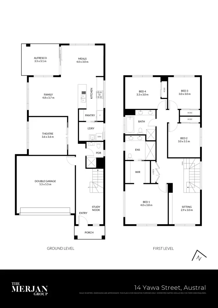 Floorplan of Homely house listing, 14 Yawa Street, Austral NSW 2179