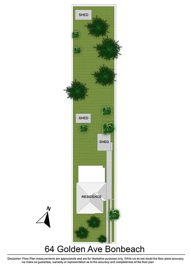 Floorplan of Homely house listing, 64 Golden Avenue, Bonbeach VIC 3196