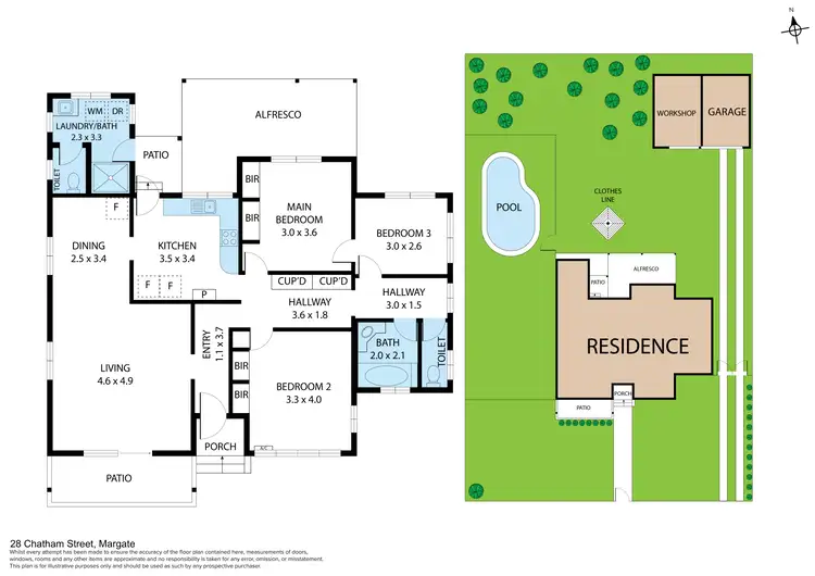 Floorplan of Homely house listing, 28 Chatham Street, Margate QLD 4019