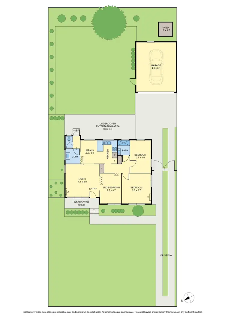 Floorplan of Homely house listing, 6 Mutton Road, Fawkner VIC 3060