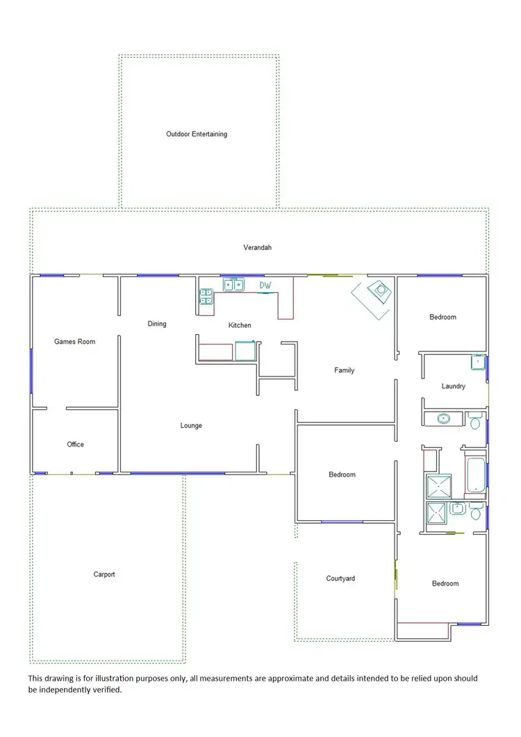 Floorplan of Homely house listing, 36 Venn Avenue, Bordertown SA 5268