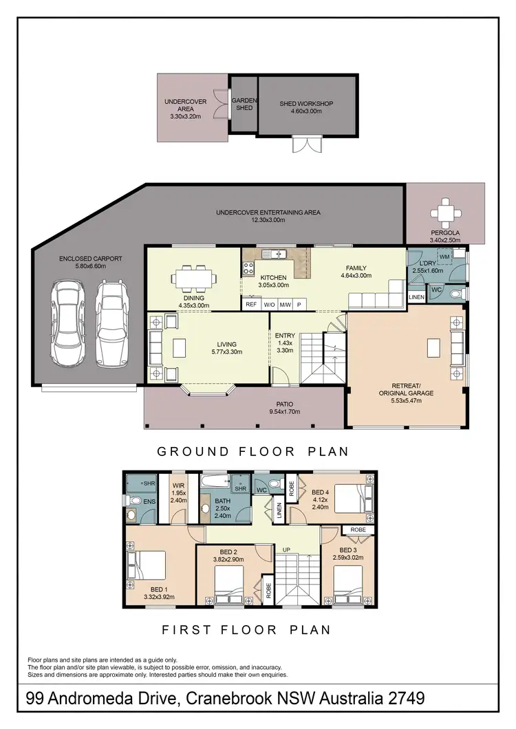 Floorplan of Homely house listing, 99 Andromeda Drive, Cranebrook NSW 2749