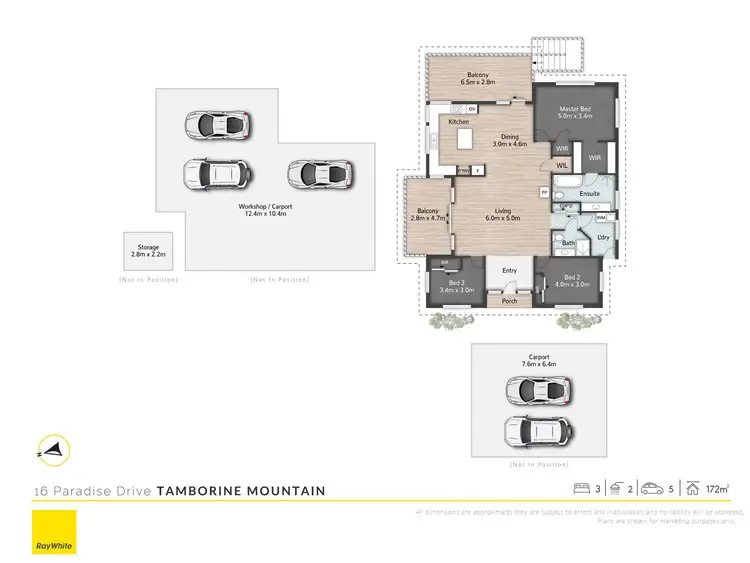 Floorplan of Homely house listing, 16 Paradise Drive, Tamborine Mountain QLD 4272