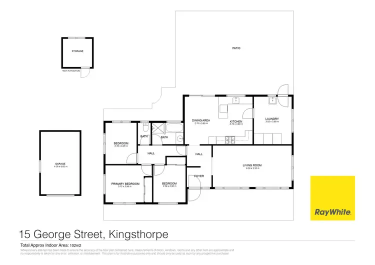 Floorplan of Homely house listing, 15 George Street, Kingsthorpe QLD 4400