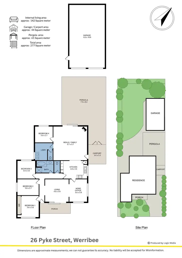 Floorplan of Homely house listing, 26 Pyke Street, Werribee VIC 3030