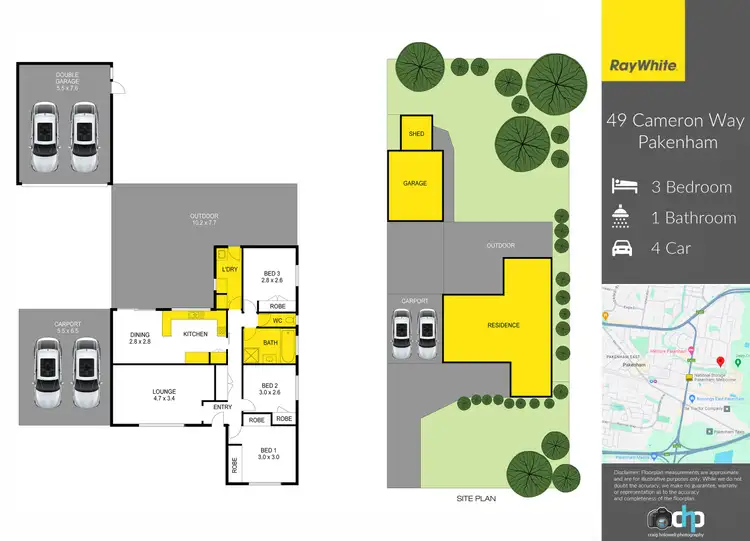 Floorplan of Homely house listing, 49 Cameron Way, Pakenham VIC 3810