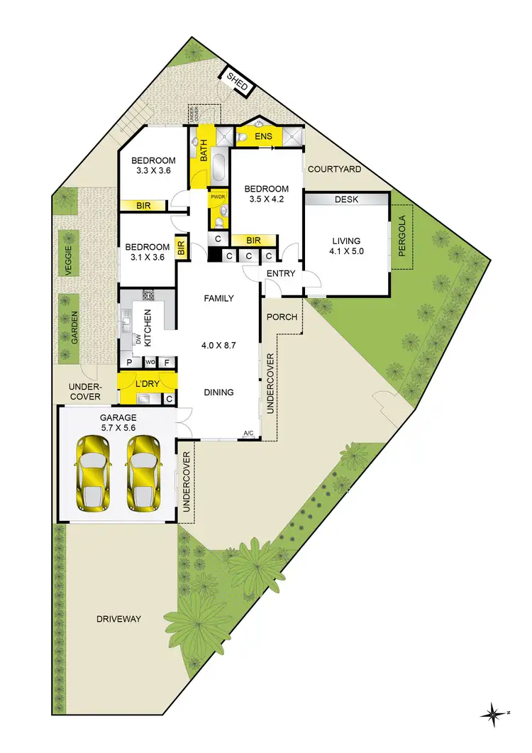 Floorplan of Homely house listing, 12 Madeline Drive, Wandana Heights VIC 3216