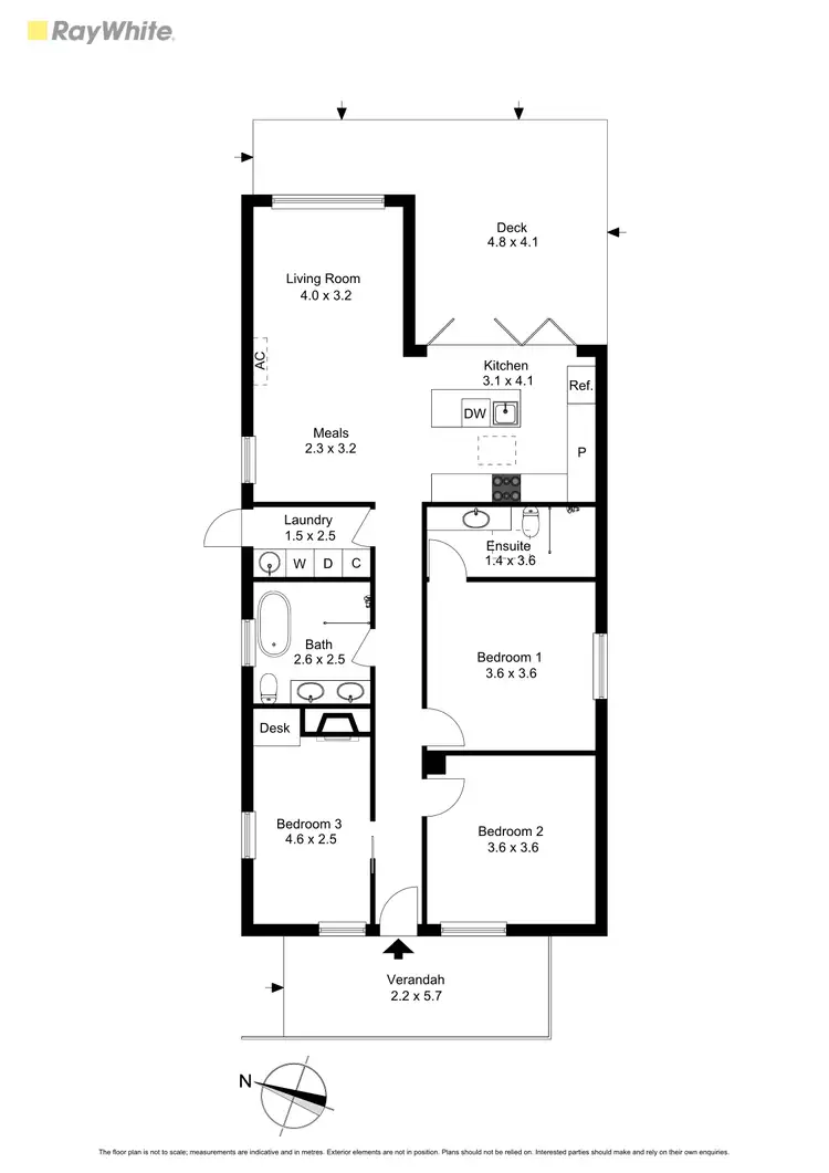 Floorplan of Homely house listing, 25 Seventh Avenue, Rosebud VIC 3939