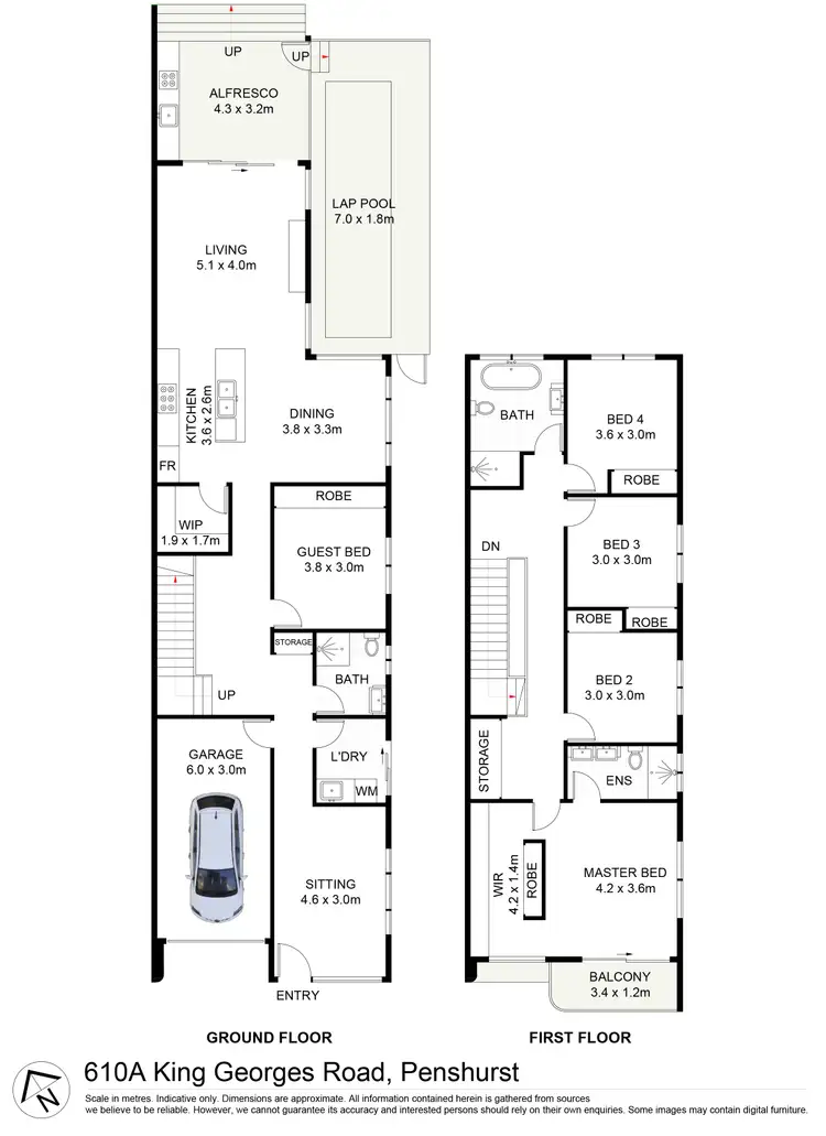 Floorplan of Homely house listing, 610A King Georges Road, Penshurst NSW 2222