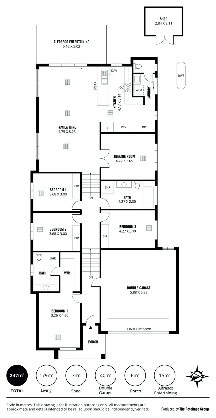 Floorplan of Homely house listing, 40 Amblemead Drive, Mount Barker SA 5251