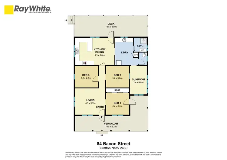 Floorplan of Homely house listing, 84 Bacon Street, Grafton NSW 2460
