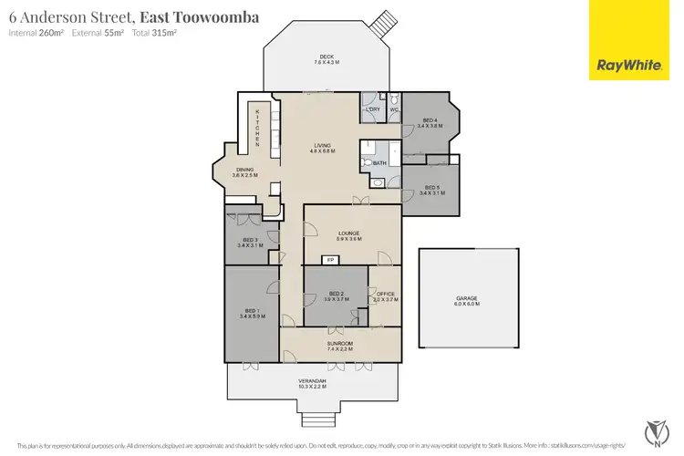 Floorplan of Homely house listing, 6 Anderson Street, East Toowoomba QLD 4350