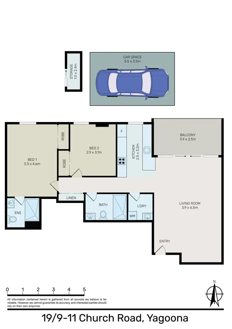 Floorplan of Homely unit listing, 19/9 Church Road, Yagoona NSW 2199
