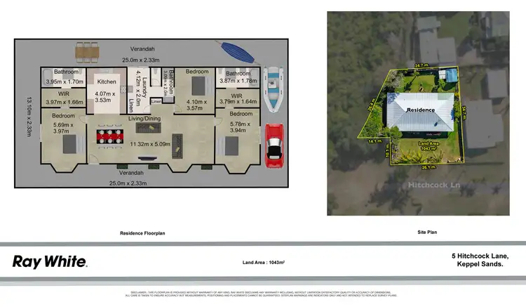 Floorplan of Homely house listing, 5 Hitchcock Lane, Keppel Sands QLD 4702
