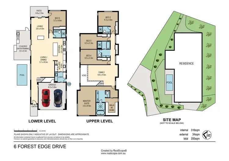 Floorplan of Homely house listing, 6 Forest Edge Drive, Cornubia QLD 4130