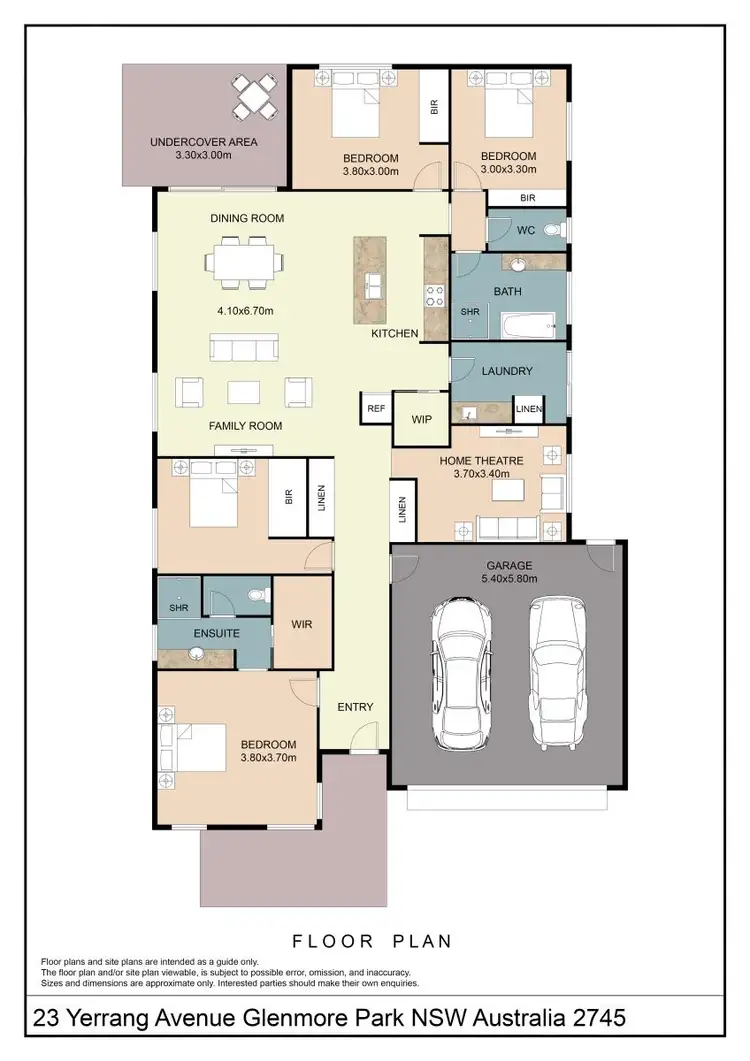 Floorplan of Homely house listing, 23 Yerrang Avenue, Glenmore Park NSW 2745