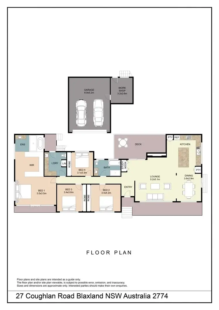 Floorplan of Homely house listing, 27 Coughlan Road, Blaxland NSW 2774