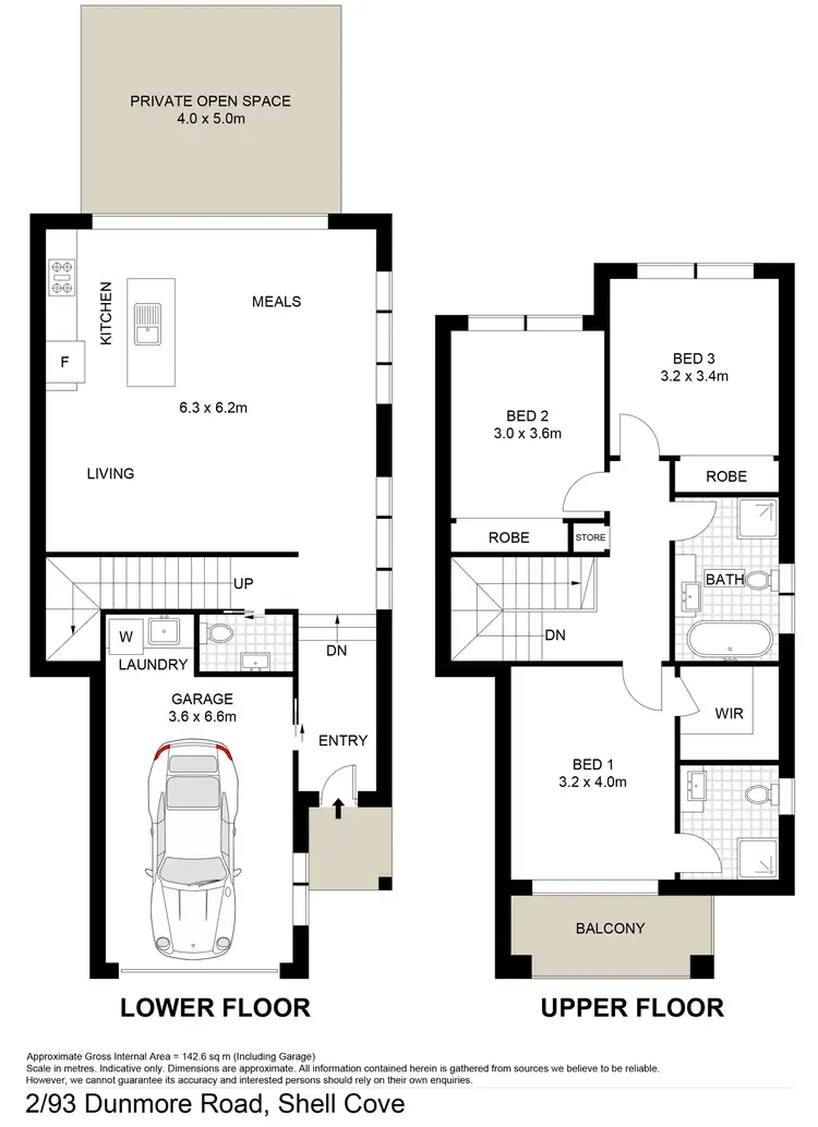 Floorplan of Homely house listing, 93 Dunmore Road, Shell Cove NSW 2529