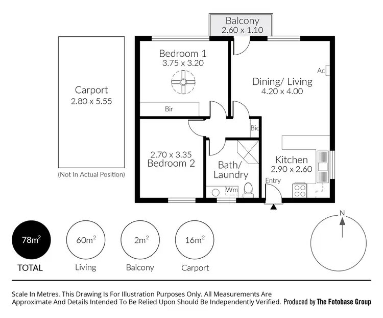 Floorplan of Homely unit listing, 4/42 George Street, Norwood SA 5067