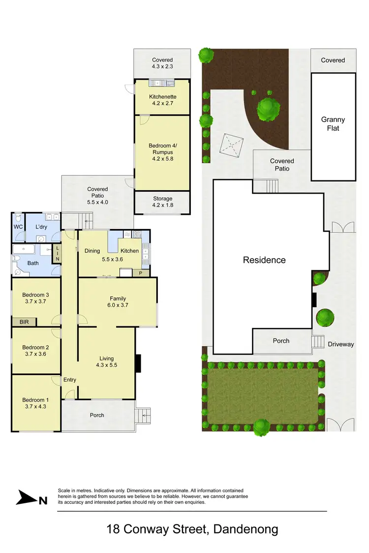 Floorplan of Homely house listing, 18 Conway Street, Dandenong VIC 3175