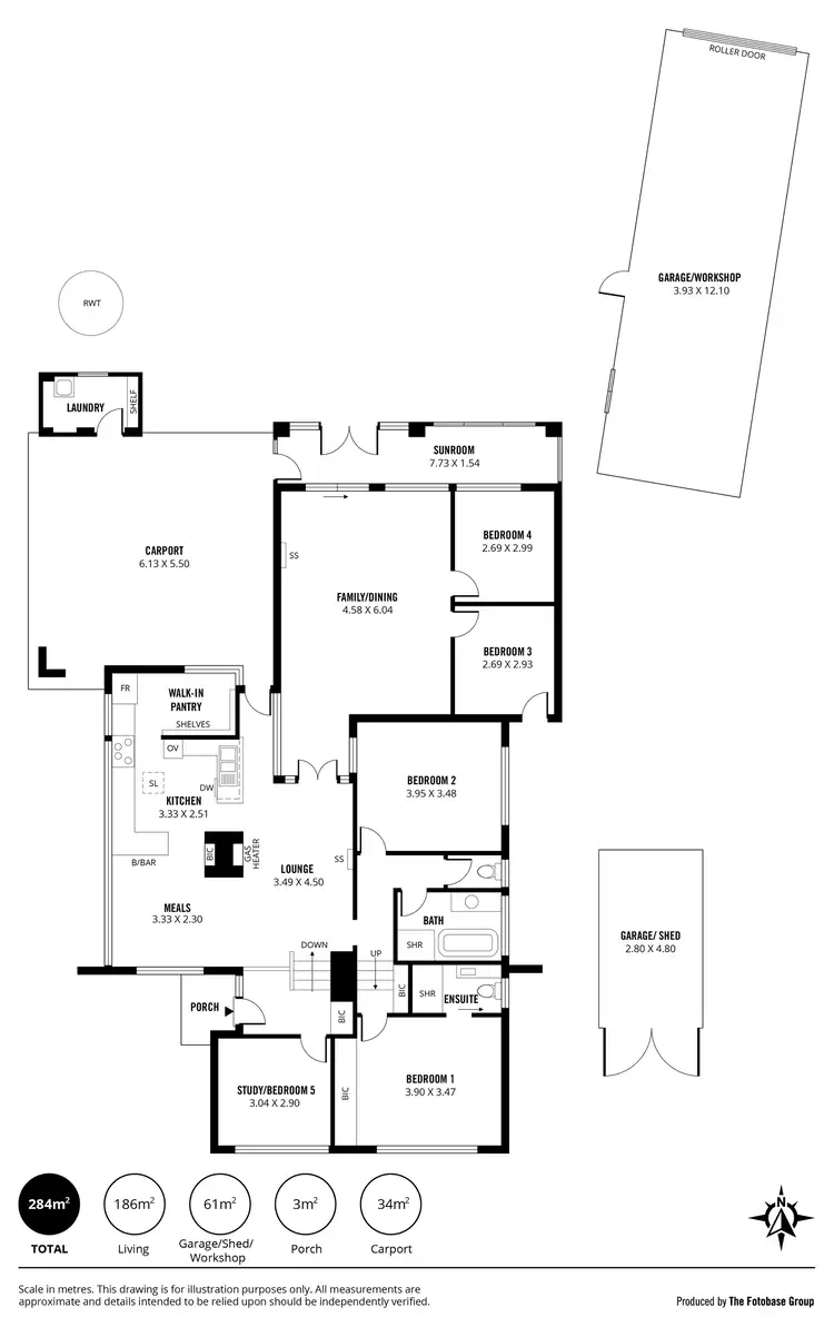 Floorplan of Homely house listing, 1 Anderson Avenue, Hawthorndene SA 5051