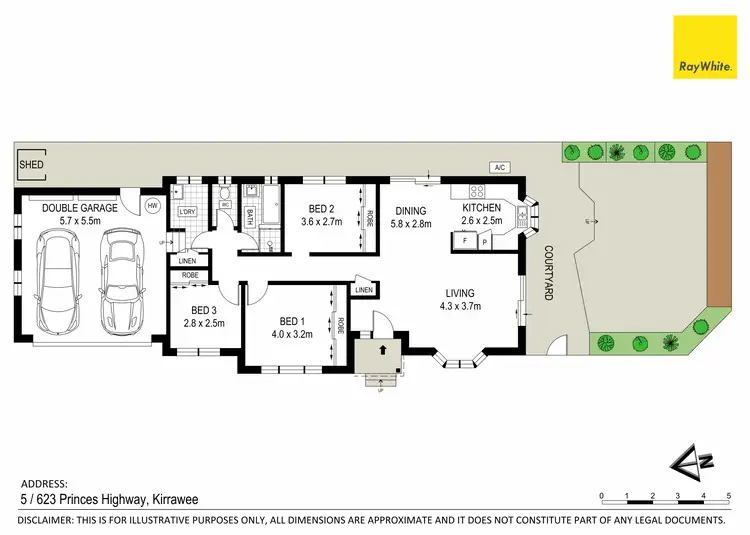 Floorplan of Homely villa listing, 5/623 Princes Highway, Kirrawee NSW 2232