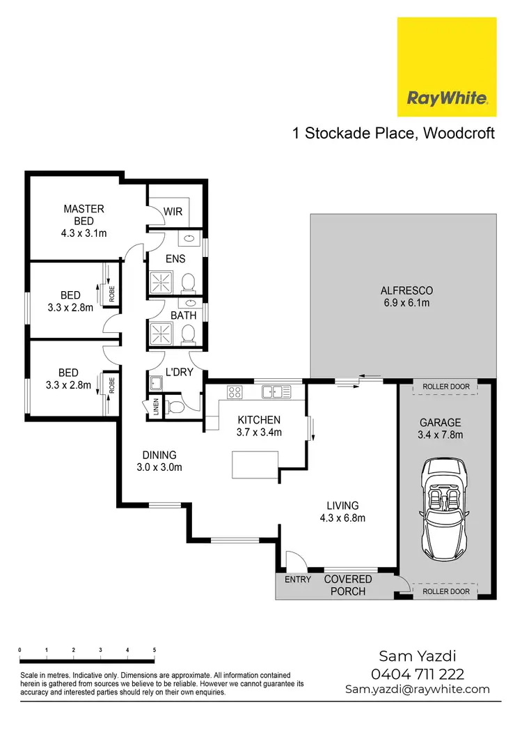 Floorplan of Homely house listing, 1 Stockade Place, Woodcroft NSW 2767