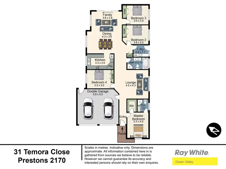 Floorplan of Homely house listing, 31 Temora Street, Prestons NSW 2170