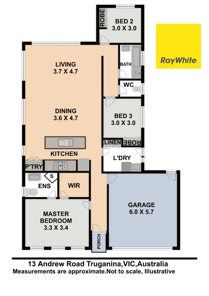 Floorplan of Homely house listing, 13 Andrew Road, Truganina VIC 3029