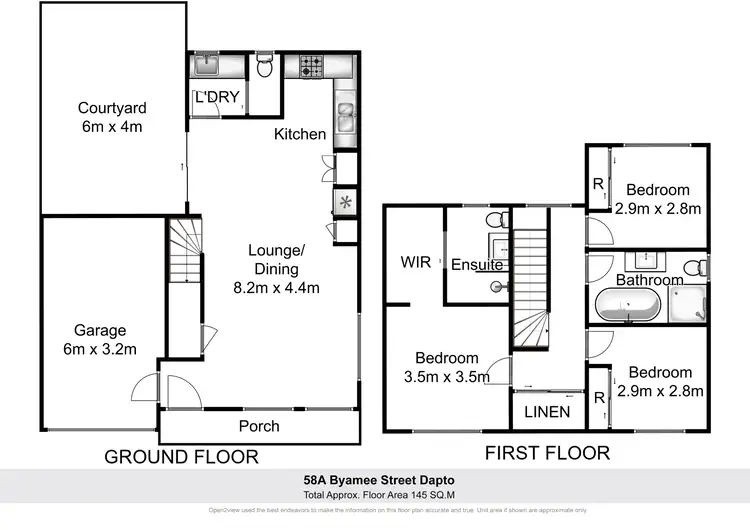 Floorplan of Homely townhouse listing, 58a Byamee Street, Dapto NSW 2530