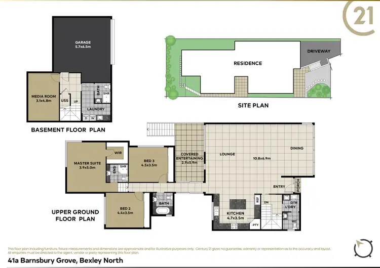 Floorplan of Homely house listing, 41A Barnsbury Grove, Bexley North NSW 2207